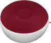 Kampmeubilair opblaasbaar Ottomaanse voet rust Outdoor Pouf voetenbank draagbare patio kruk stoel - rood 62x32cm