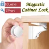 Bloqueios de bebê trava kunci anak magnetik perlindungan keamanan bayi laci kabinet pintu pembatas 230516