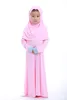 Vêtements ethniques Musulman Enfants Filles Robe De Prière Hijab Abaya Robe Arabe Dubaï Enfants Ramadan Caftan Foulard Islamique Eid Robe De Soirée Jilbab 230517