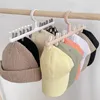 Bathroom Shelves 6 Hat Clips Socks Organizers Hangers Hats Scarves Storage Racks Multifunctional Wardrobes Wardrobe