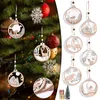 Julekorationer 1pc älg docka trä hängen ornament diy trä hantverk xmas träd haning prydnad navidad fest dekoration barn gåva