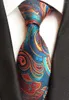Bow Ties ricnais lüks 8cm erkekler klasik kravat ipek jacquard cravatta çiçek ekose kravat çizgili adam iş düğün aksesuarları