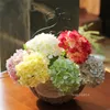 Home Party Decorative Flowers Artificial Hydrangea Flower 47cm Fake Silk Single Real Touch Hydrangeas for Wedding Centerpieces LT439