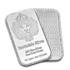 Серебряный слиток Скоттсдейл Слиток в одну тройскую унцию с витринным футляром - серебро 999 пробы с покрытием лучшего качества