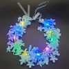 50 pcs LED Rave Jouet Fleur Couronne Guirlande Bandeau En Épingle À Cheveux Partie Zone Scénique Marché De Nuit Promotion Locale Carré Meilleure Vente