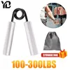 Poignées 100LBS-300LBS Poignées lourdes Brosse à main Expander Poignet Formation Main Gripper Poignées Fitness Machine d'exercice 230516