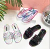 Nieuwe zomer dames slippers indoor bad dikke platform non-slip home flip flops cartoon kattenbeer strand sandalen dames schoenen