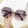 2023 New Net Red Sunglasses for Men and Women Korean Square Oval Sunglasses Personality Anti-uv Glasses 8011