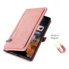 Crossbody Magnetic Flip Vogue -telefoonhoes voor iPhone 14 13 12 Pro Max Samsung Galaxy S23 Ultra S22 plus S21 5G S20 S21FE S20FE 9 Kaartslots Lederen portemonnee kettingschaal