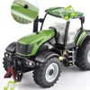 Diecast Model car 1/32 Alloy Tractor Model Diecast Agricultural Vehicles Farming Tool Car Cultivated Land Car Model Sound and Light Kids Toys Gift 230517