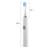 Toothbrush Sonic Electric Battery Type With Replace Brushes Heads Onekey Operate Vibrate Waterproof Brush Cleansing 230517