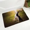 Mattor Skottland Border Collie Dog Doormat Decor Pet Animal Golo