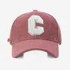 Ball Caps Corduroy Men Women Baseball Cap Autumn C Letter Embroidery Outdoor Sport Warm Snapback New Fashion Hip Hop Bone Sun Hats EP0346 AA220517