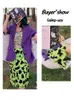 Abiti Yedinas Streetwear Green Leopard Skirt Women Women Elastic High Waist High Gothic ALINE ALINE coreano Gonna Harajuku 2022 Summer