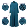 Dress ZANZEA Women Autumn Fashion Maxi Long Dress Elegant Solid Casual Sundress Robe Turtleneck Long Sleeve Kaftan Party Vestidos