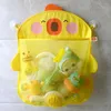 Storage Bags Baby Bath Toys Cute Duck Mesh Net Toy Bag Bathroom Organizer Kids Bathtub Clothes