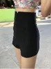 Femmes Shorts ATHVOTAR Femmes Noir D'été À L'extérieur Serré Élastique Taille Haute Casual Pantalon Court Rayures Sexy Mode Mince Femme 230516