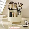 Storage Boxes 360° Rotating Makeup Brush Holder Cosmet Storag Box Luxury Organiser Lipsticks Make Up Container Vanity Organizer