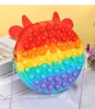 Pop schoudertas tas fidget het speelgoed bubbel poppet tas push sensory figit speelgoed voor autisme om stress te verlichten