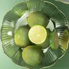 Plates Fruit Tray Delicate Bright Color Easy To Clean Dining Table Flower Edge Nut Dish Snack Bowl Daily Use