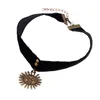 Hänghalsband mode handgjorda vintage hippy stretch tatuering choker halsband elastisk linje punk grunge uttalande smycken för kvinnor män 230517