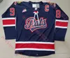 Connor Bedard Parker Berge Regina Pats Hockey Jersey Custom Tanner Brown Layton Feist Riley Ginnell Omen Harmacy Navy Mens Youth Stitched Regina Pats Maglie