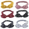 Hair Rubber Bands Boho Women Soft Solid Print Headbands Vintage Cross Knot Elastic Hairbands Turban Bandanas Girls Hair Bands Hair Accessories 230517