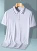 Мужские половые летние дышащие хлопковые мужские рубашки поло с коротким рукавом Классическая твердая половая одежда мужская одежда. Повседневная гольф -поло плюс плюс размер 7xl 8xl 230518