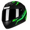 Capacetes de motocicleta Homens e mulheres Capacete de carro elétrico de verão Four Seasons Universal Bluetooth Locomotive Motorbike Full