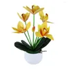 Decoratieve bloemen kunstmatige plant pot simulatie bonsai voor woonkamer orchidee bloem huisdecor plastic bruiloftsfeestjes