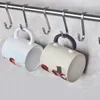 Hooks Rails roestvrijstalen S-vormige hanger voor keuken badkamer riem sjaal stropdas opslagrek ruimtevaartbesparende hangende tas hoed stoffeeshooks