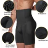 Body Shapers pour hommes Short de contrôle du ventre pour hommes Shaper BuLifter Compression Taille haute Ventre Minceur Taille Formateur Shapewear Boxer Sous-vêtements