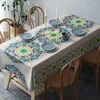 Table Cloth Waterproof Rectangle PVC Tablecloth - Oil Proof Spill Wipe CleanTable Cover For Dining Parties