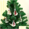 Christmas Decorations Ball Transparent Led Decorative Bb Light Xmas Tree Hanging Birthday Party Decor Drop Delivery Home Gar Dhqdf