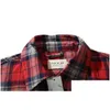 عائلة مطابقة الملابس ESS ESSEN FOG الخط الرئيسي Jerry American High Street Plaid Flaid Flaid Flaid Long Sleeve Shirt Mens Womens DH0UA