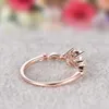 Couple Rings 100% Natural Diamond 14K Rose Gold Rings for Women Wedding Bands Luxury Fine Fashion Jewelry Couple Wedding Joyeria Fina Gift 230518