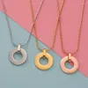 Pendant Necklaces 3pcs Stainless Steel Round Bar Necklace Blank For Engrave 20mm Metal Circle To Record Mirror Polished