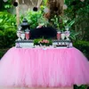 Table Skirt 1Pcs For Birthday Baby Shower Party Tle Decorations Diy Craft Home Decor Drop Delivery Garden Textiles Cloths Dhxlt