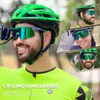Outdoor Eyewear SCVCN Cycling Sunglasses Photochromic Cycling Glasses Man UV400 Bicycle Eyewear MTB Eyepieces Outdoor Polarized Bike Goggles P230518