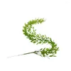Dekorative Blumen, 5 Stück, künstliche Pflanze, Weidenreben, grün, hängende Rattanblätter, Girlande, Gartentisch, Hochzeit, Geburtstag, Ornamente