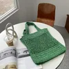 Stuff Sacks Paper Woven Bags for Women Straw Bag Hollow Shopper Tote Summer Shoulder Bag Designer Beach Bags Purses New