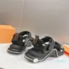 2023-Summer Women 's Platforms Sandals 디자이너 인과 신발 여성용 럭셔리 패션 슬리퍼 디자인 냄비 샌들 퍼팅 도어 신발