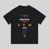 Ny T-skjorta Mens Womens Designer Shirt Balenciga Summer Fashion Topps Luxurys märke unisex stil tshirt asia storlek s-4xl