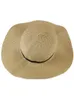 Chapeaux à large bord seau femmes été Protection solaire enroulé chapeau de paille Vintage Cowgirl pliable voyage plage chapeau de soleil casquette 230517