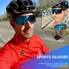 NRC Cycling Glasses Man Cycling Sunglasses UV400 Sunglasses Eyepieces Bicycle Bike Goggles Sports Dark Glasses P230518