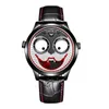 Ussian Clown Men's Watch العصرية العلامة التجارية Quartz-Battery التجارة الخارجية المتفجرة على طراز الحزام الرياضي الرياضي