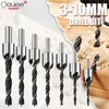 Matkap Bitleri 3-10mm Matkap Bit Seti Yuvarlak Shank Kaplama HSS COUNTERSINK Matkap Bit Sıkıcı Ağaç İşleme Aracı Hex L-Wrench 230517