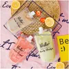 Disposable Take Out Containers Beverage Bag Juice Letters Printed Fruit Milk Tea With Nozzle 300Ml/400Ml/500Ml Bags Drop Delivery Ho Dhtcz