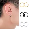 Hoop oorbellen Intrekbaar No Need Piercing Men Women Classic Hip-Hop Style H9