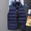 Hommes Gilets Hommes Gilet Veste Automne Chaud Sans Manches Gilet Mâle Hiver Casual Manteau Gilet Outwear Homme Vêtements Chaleco